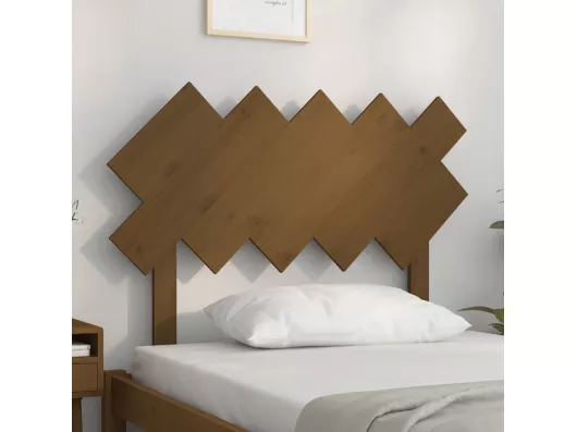Kauf Unique Kopfteil Honigbraun 104x3x80,5 cm Massivholz Kiefer Riesige Rabatte
