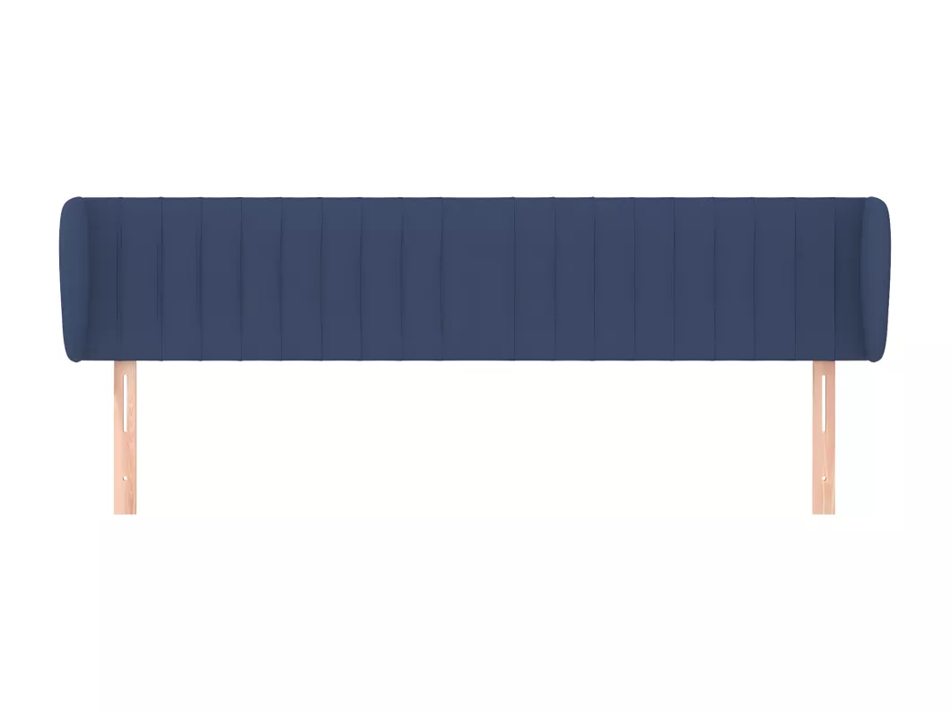 Kauf Unique Kopfteil mit Ohren Blau 163x23x78/88 cm Stoff Black Friday Preise