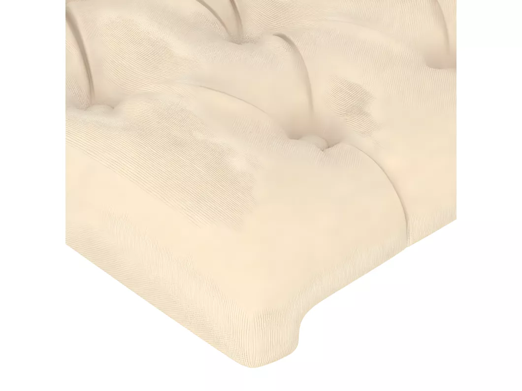 Kauf Unique Kopfteile 2 Stk. Creme 72x7x78/88 cm Stoff 2025