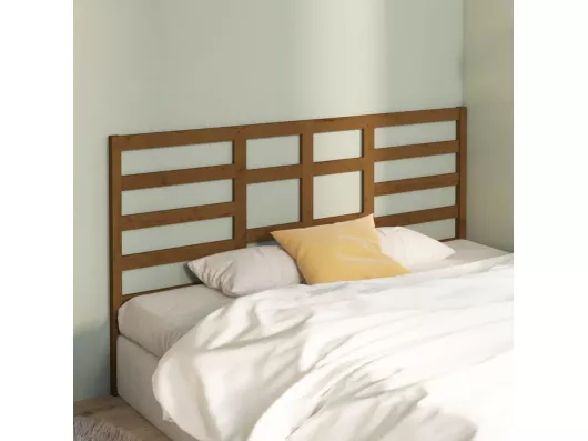 Kauf Unique Bett-Kopfteil Honigbraun 206x4x104 cm Massivholz Kiefer Outlet
