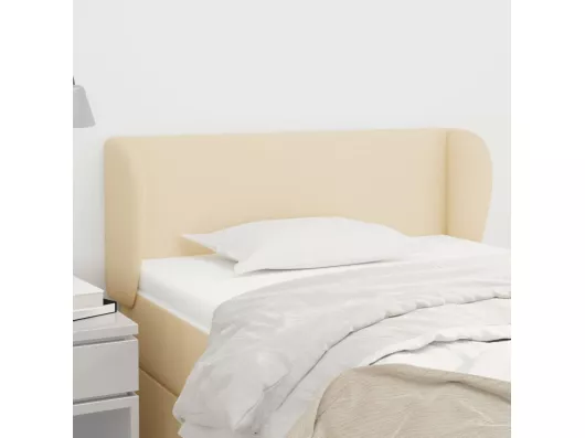 Kauf Unique Kopfteil mit Ohren Creme 103x23x78/88 cm Stoff
