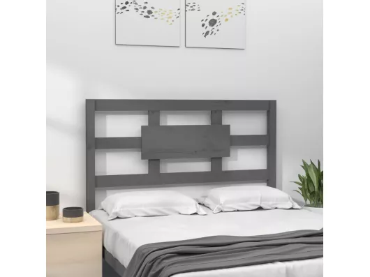 Kauf Unique Kopfteil Grau 105,5x4x100 cm Massivholz Kiefer Blitzverkäufe