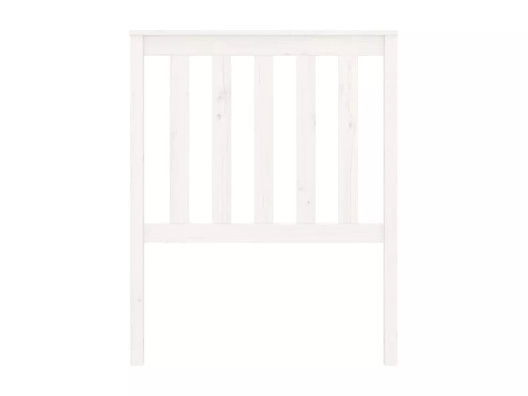 Kauf Unique Kopfteil Weiß 81x6x101 cm Massivholz Kiefer Limitierter Zeitrabatt