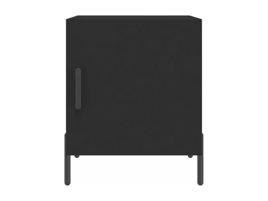 Kauf Unique Nachttische 2 Stk. Schwarz 40x40x50 cm Holzwerkstoff Begrenztes Angebot