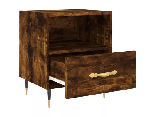 Kauf Unique Nachttisch Räuchereiche 40x35x47,5 cm Holzwerkstoff Osterangebot