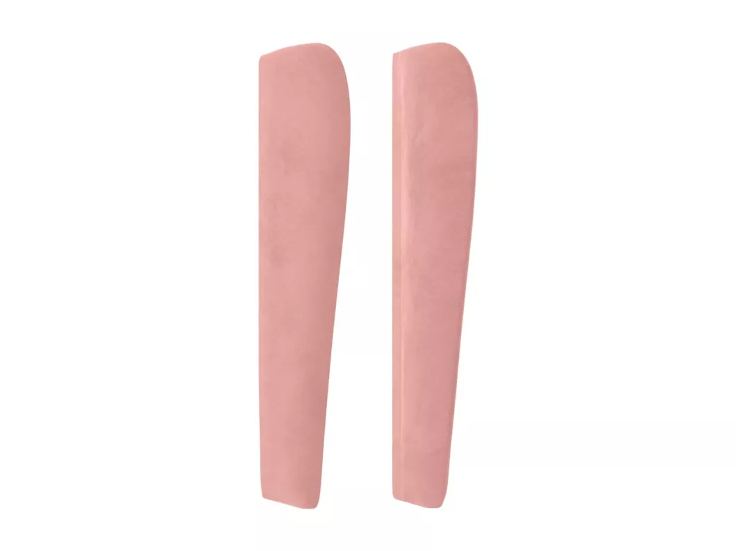 Kauf Unique Kopfteil mit Ohren Rosa 83x23x118/128 cm Samt Zeitlich begrenztes Angebot