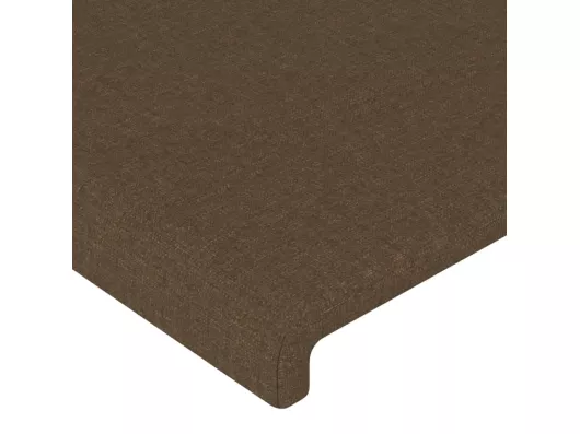 Kauf Unique Kopfteil mit Ohren Dunkelbraun 203x23x78/88 cm Stoff Räumungsverkauf