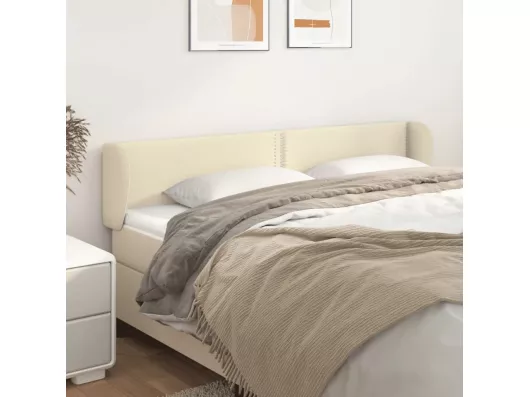 Kauf Unique Kopfteil mit Ohren Creme 183x23x78/88 cm Kunstleder