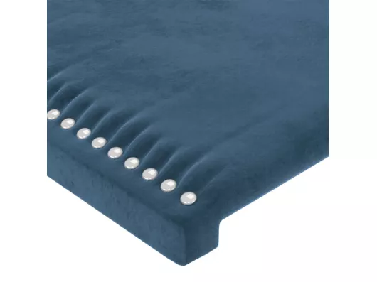 Kauf Unique Kopfteile 4 Stk. Dunkelblau 80x5x78/88 cm Samt Wochenangebot