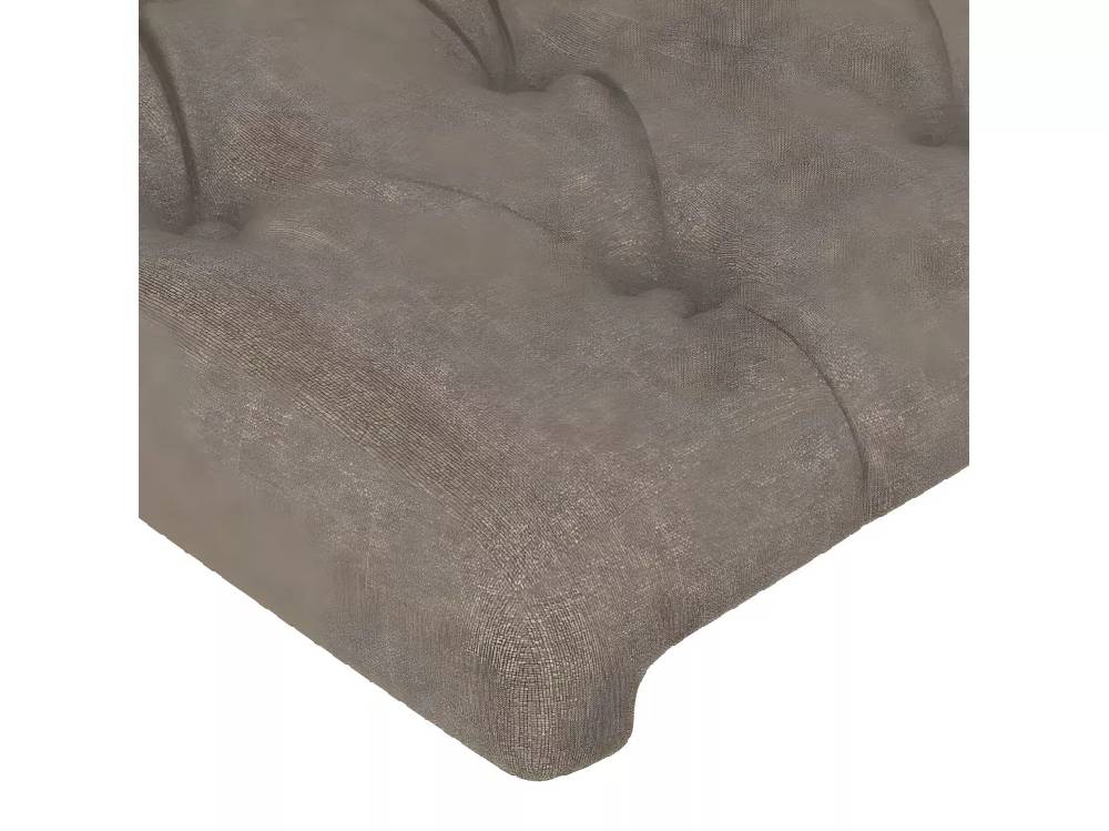 Kauf Unique LED Kopfteil Taupe 103x16x118/128 cm Stoff Kostenlose Rückgabe