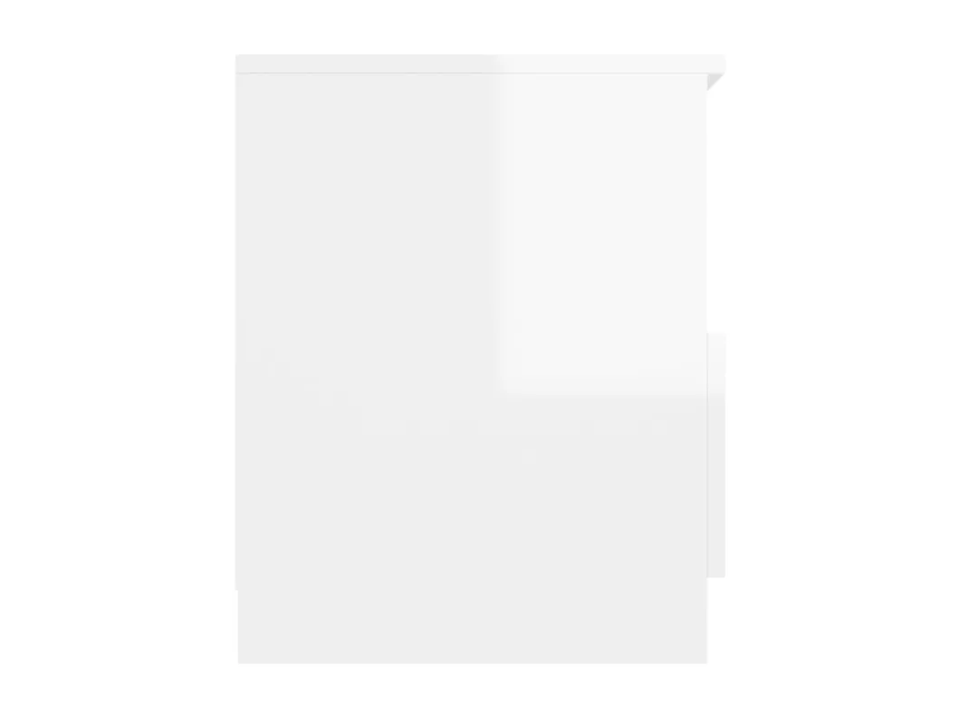 Kauf Unique Nachttisch Hochglanz-Weiß 40x40x50 cm Holzwerkstoff Zeitbegrenzte Promotion