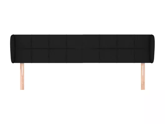Kauf Unique Kopfteil mit Ohren Schwarz 203x23x78/88 cm Stoff Nur für heute