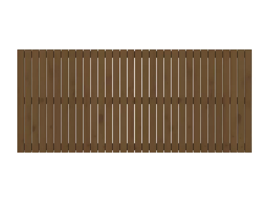 Kauf Unique Wand-Kopfteil Honigbraun 204x3x90 cm Massivholz Kiefer Nur noch ein Tag übrig