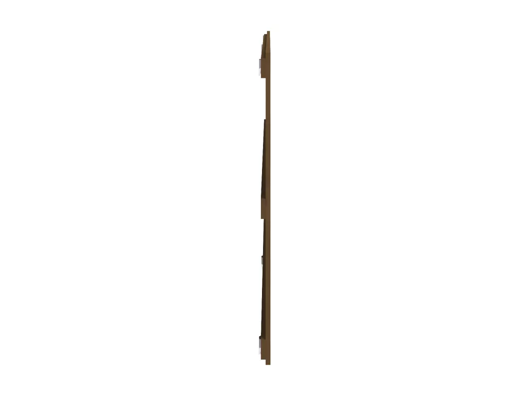 Kauf Unique Wand-Kopfteil Honigbraun 204x3x90 cm Massivholz Kiefer Nur noch ein Tag übrig
