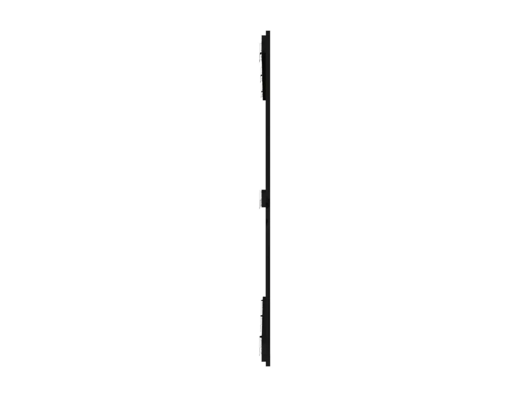 Kauf Unique Wand-Kopfteil Schwarz 140x3x110 cm Massivholz Kiefer Super Rabatt