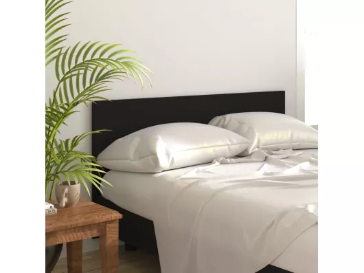Kauf Unique Kopfteil Schwarz 160x1,5x80 cm Holzwerkstoff