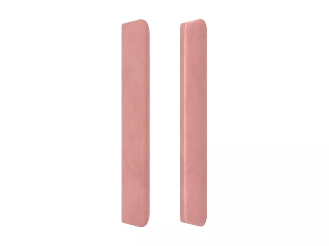 Kauf Unique Kopfteil mit Ohren Rosa 93x16x118/128 cm Samt Clearance-Verkauf
