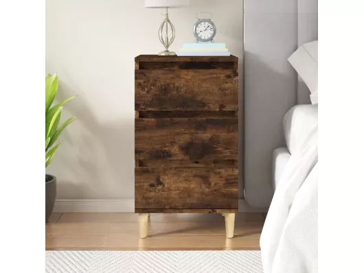 Kauf Unique Nachttisch Räuchereiche 40x35x70 cm Holzwerkstoff