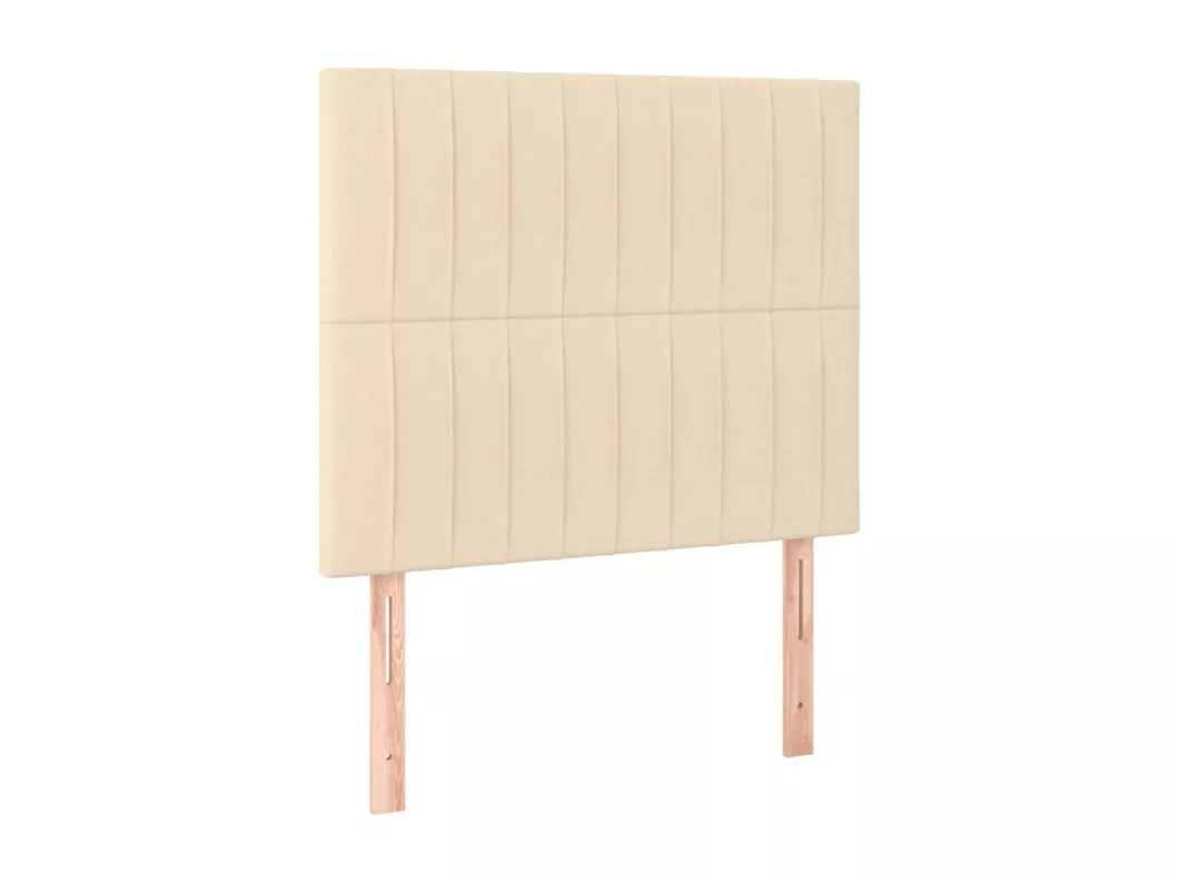 Kauf Unique LED Kopfteil Creme 90x5x118/128 cm Stoff Hotsell
