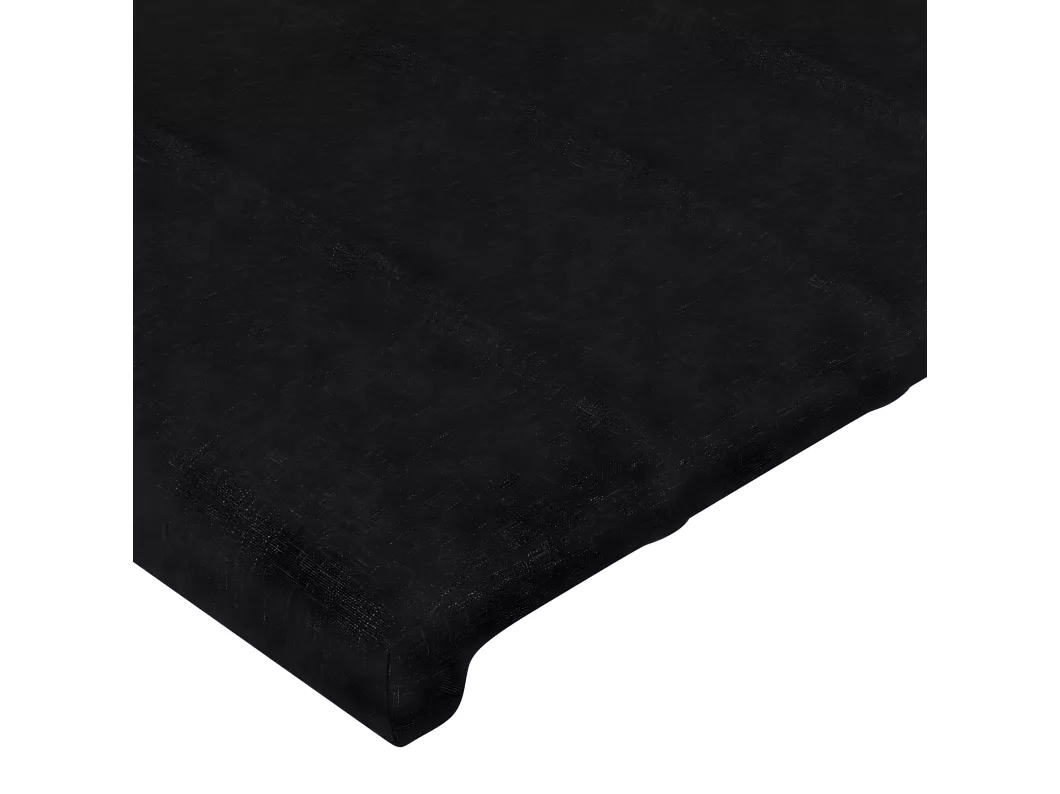 Kauf Unique Kopfteile 2 Stk. Schwarz 80x5x78/88 cm Stoff Kostenloser Versand