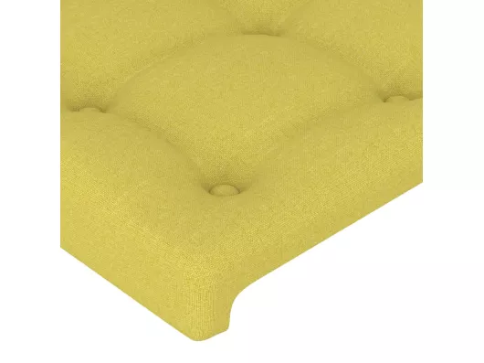 Kauf Unique Kopfteil mit Ohren Grün 103x16x78/88 cm Stoff Fabrik Onlineshop