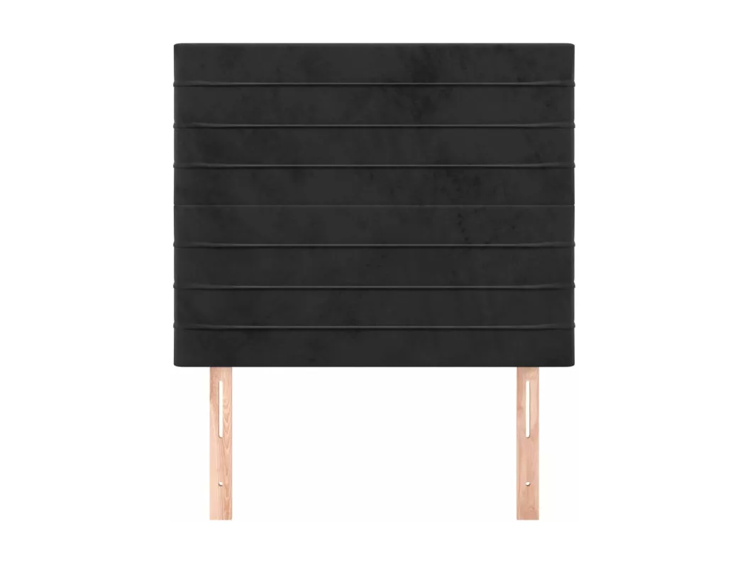 Kauf Unique Kopfteile 2 Stk. Schwarz 90x5x78/88 cm Samt Günstig kaufen