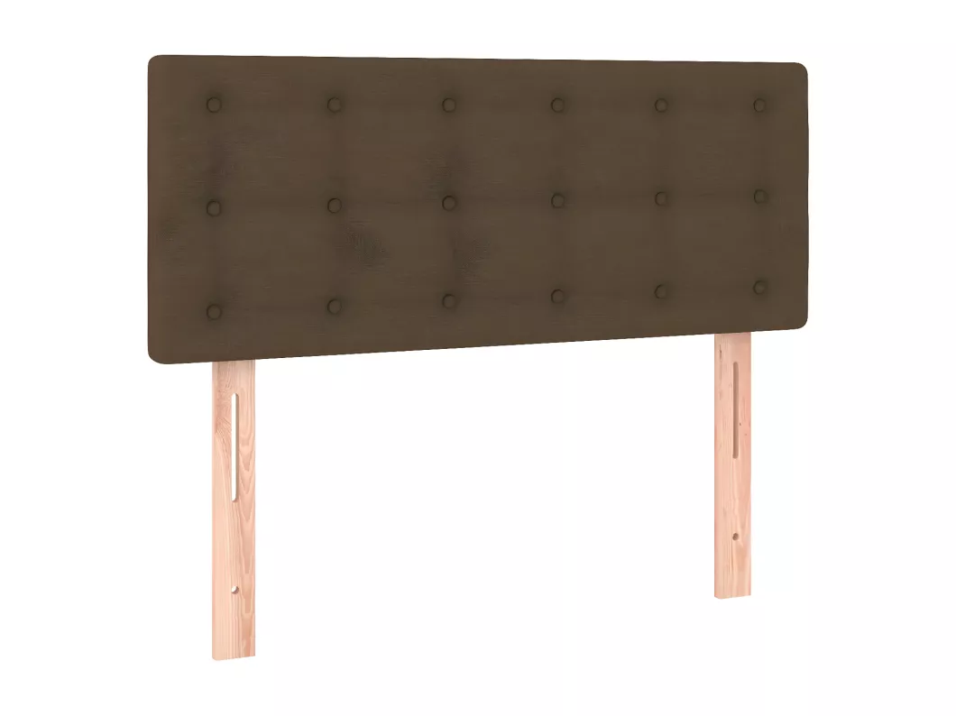 Kauf Unique LED Kopfteil Dunkelbraun 80x5x78/88 cm Stoff Versandkostenfrei