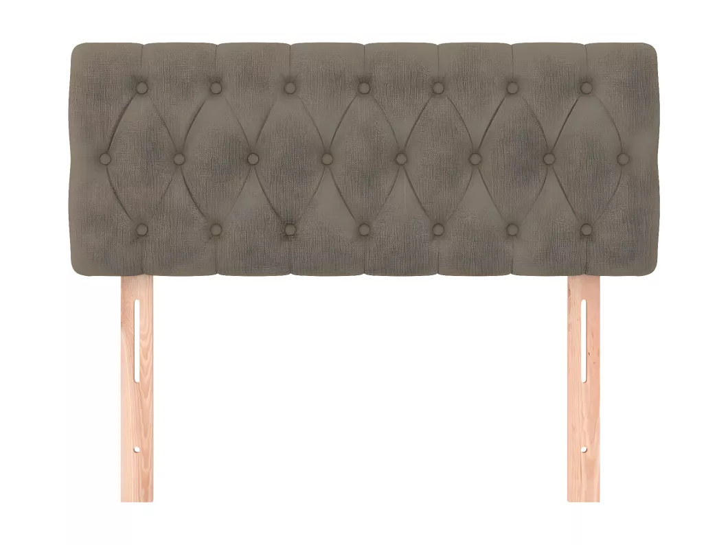 Kauf Unique Kopfteil Taupe 90x7x78/88 cm Stoff Preisnachlass