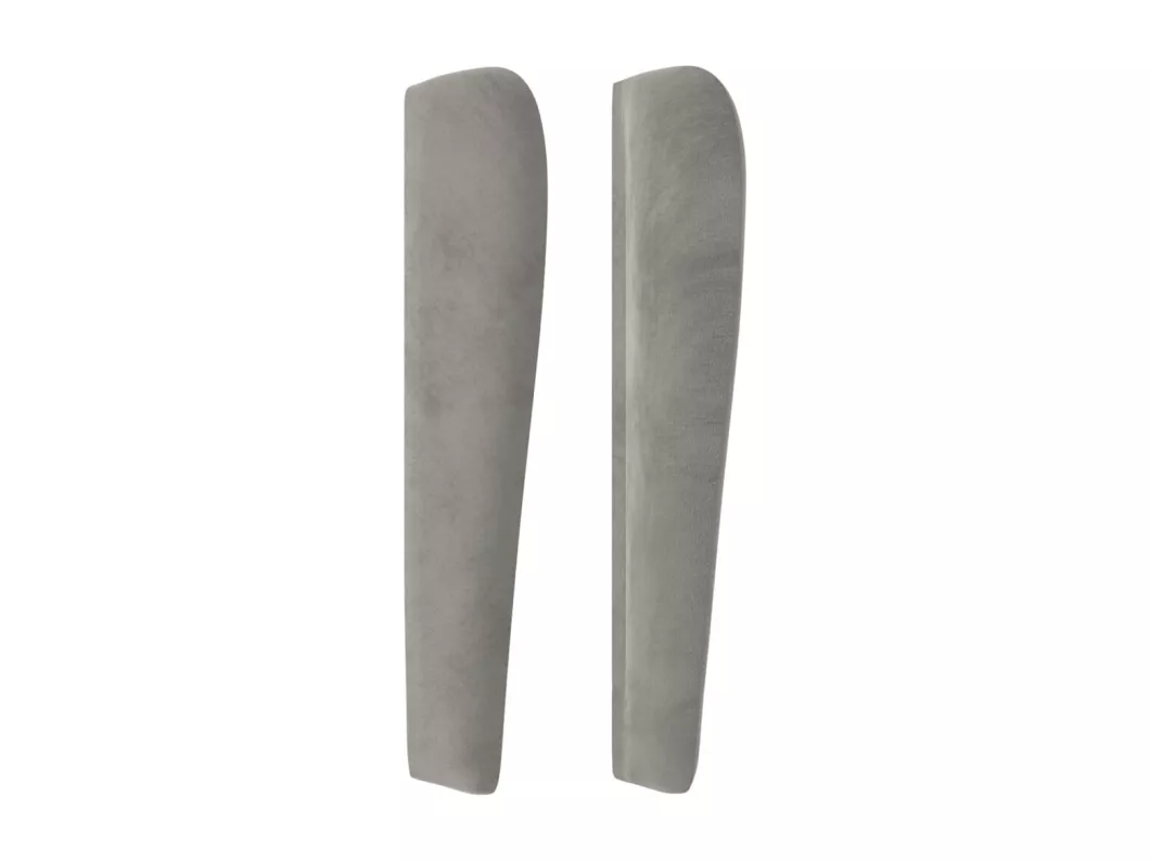 Kauf Unique Kopfteil mit Ohren Hellgrau 83x23x118/128 cm Samt Osterangebot