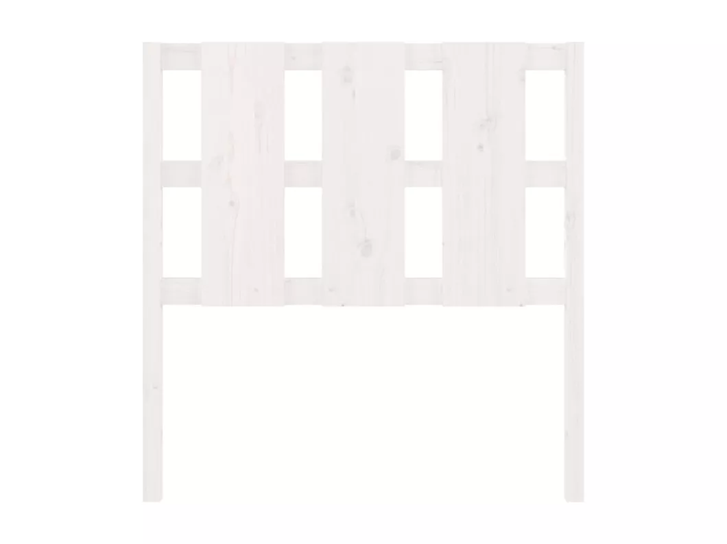 Kauf Unique Kopfteil Weiß 95,5x4x100 cm Massivholz Kiefer Heißer Verkauf