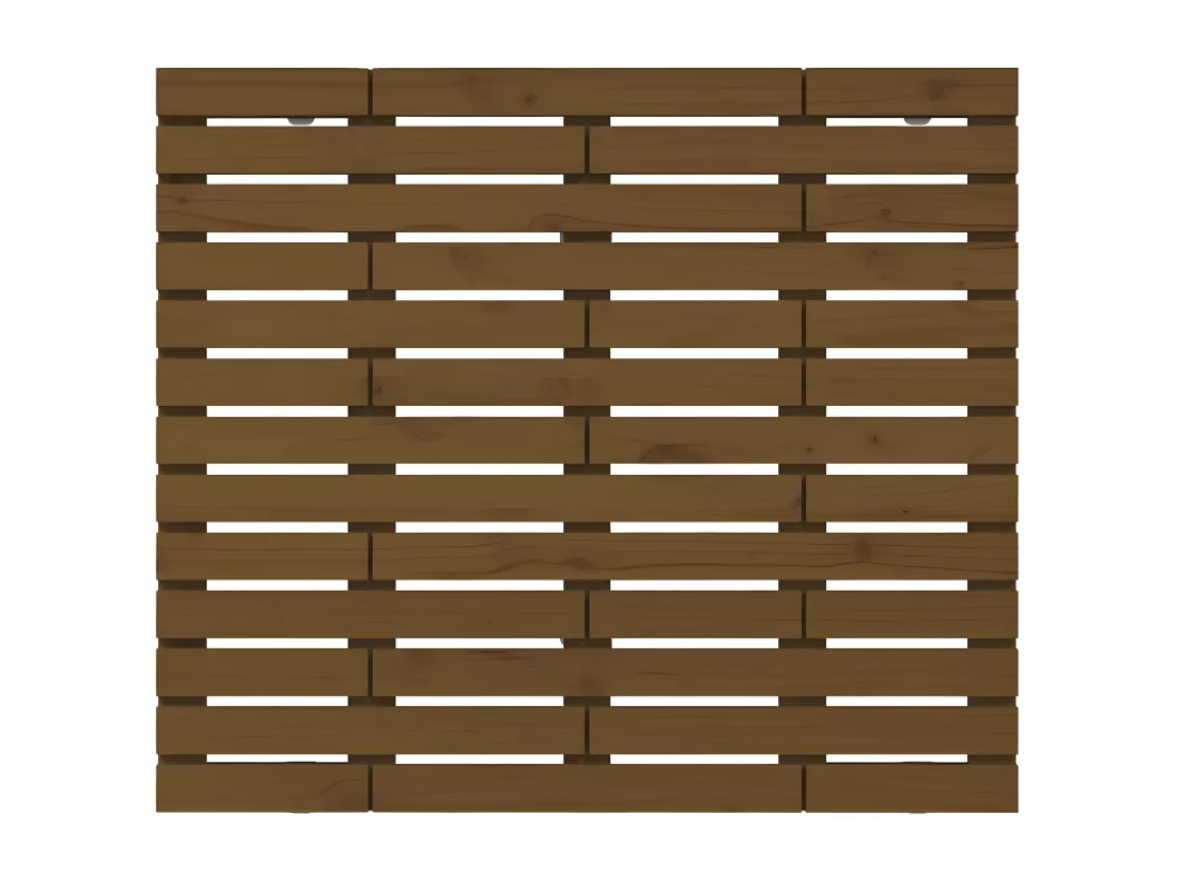 Kauf Unique Wand-Kopfteil Honigbraun 126x3x91,5 cm Massivholz Kiefer Bis zu 50% Rabatt