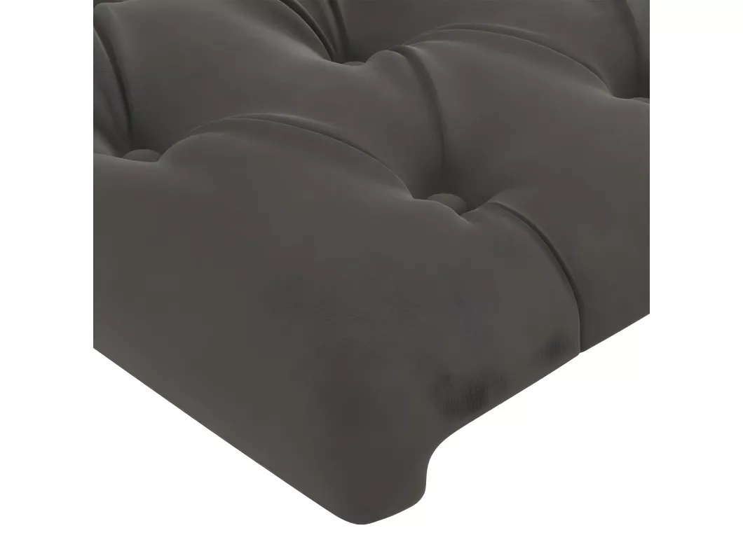 Kauf Unique LED Kopfteil Dunkelgrau 90x7x118/128 cm Samt Bis zu 55% Rabatt