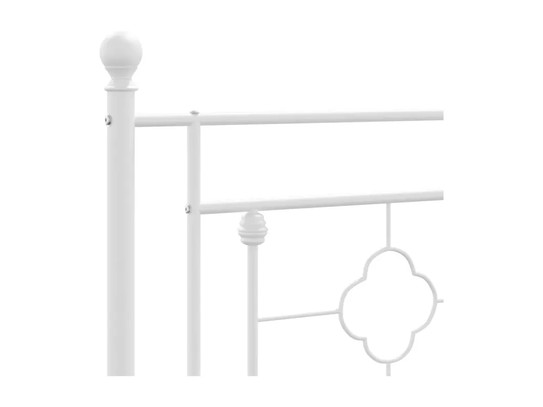 Kauf Unique Kopfteil Metall Weiß 120 cm Discount Store für neue Produkte