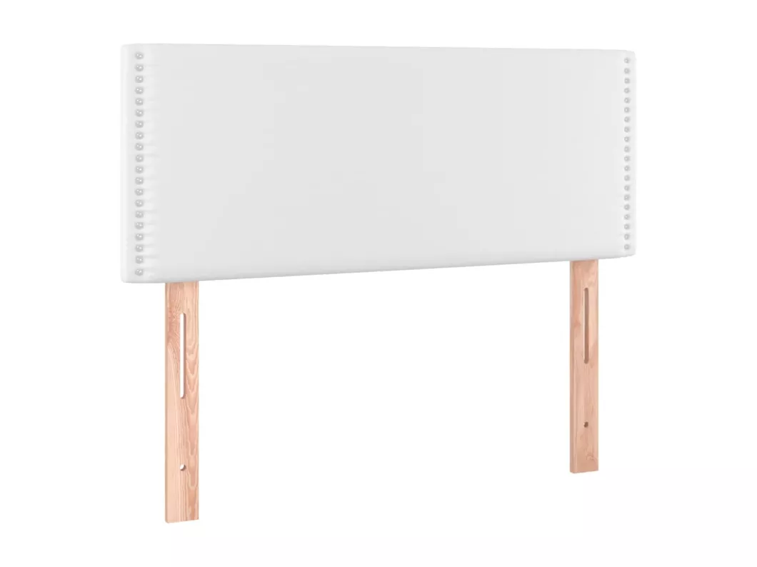 Kauf Unique LED Kopfteil Weiß 80x5x78/88 cm Kunstleder Super Rabatt