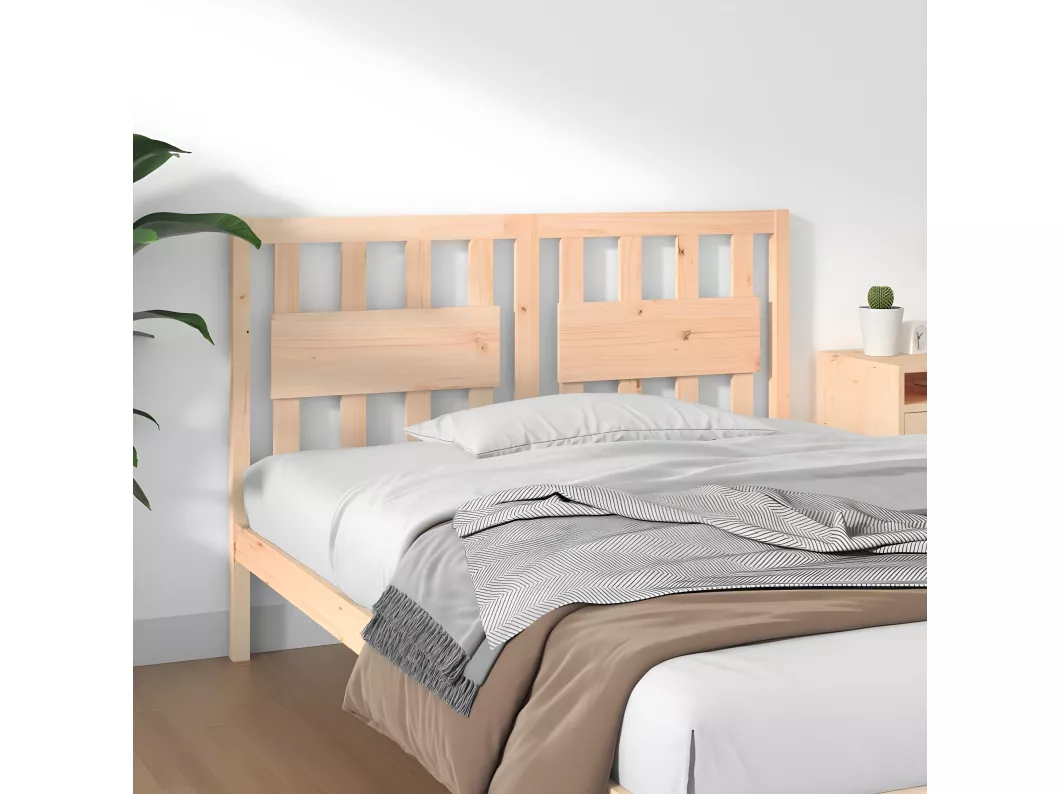 Kauf Unique Kopfteil 140,5x4x100 cm Massivholz Kiefer 50% Rabatt mit kostenlosem Versand