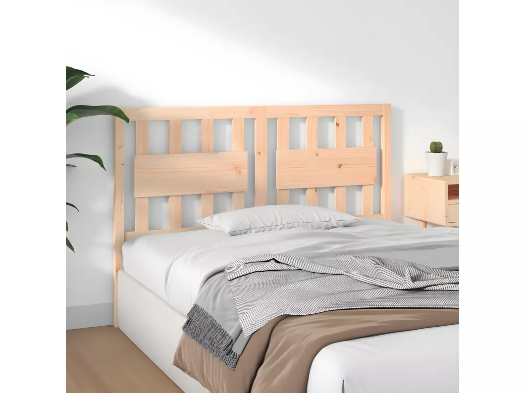 Kauf Unique Kopfteil 140,5x4x100 cm Massivholz Kiefer 50% Rabatt mit kostenlosem Versand