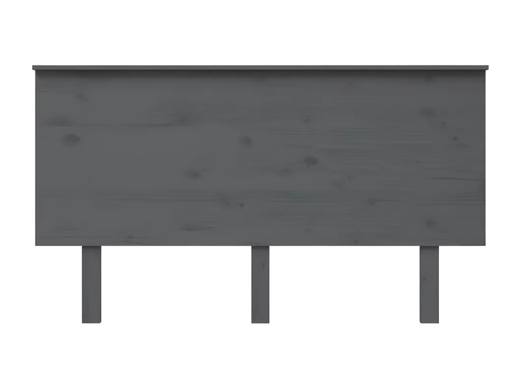 Kauf Unique Kopfteil Grau 144x6x82,5 Massivholz Kiefer Black Friday Preise