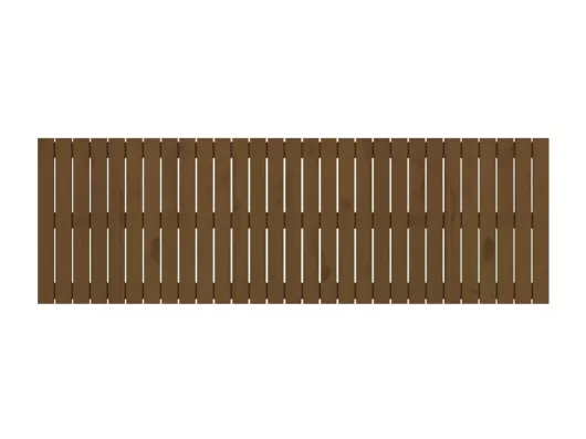 Kauf Unique Wand-Kopfteil Honigbraun 185x3x60 cm Massivholz Kiefer Versandkostenfrei
