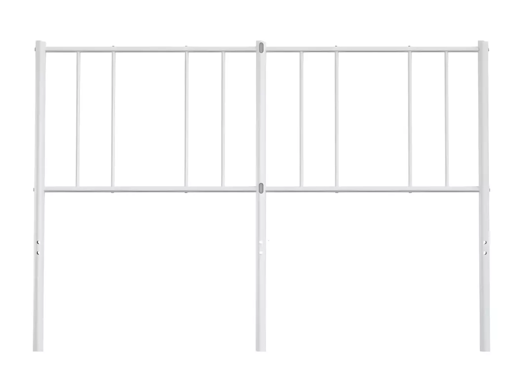 Kauf Unique Kopfteil Metall Weiß 135 cm Preisnachlass