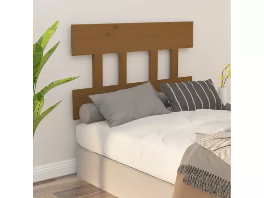 Kauf Unique Kopfteil Honigbraun 93,5x3x81 cm Massivholz Kiefer Cyber Monday