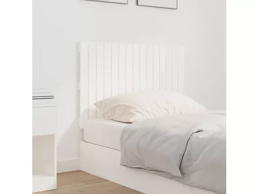 Kauf Unique Wand-Kopfteil Weiß 95,5x3x60 cm Massivholz Kiefer Lagerräumung