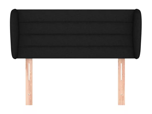 Kauf Unique Kopfteil mit Ohren Schwarz 83x23x78/88 cm Stoff Neueste Mode