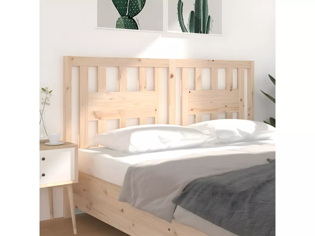 Kauf Unique Kopfteil 146x4x100 cm Massivholz Kiefer Online Outlet