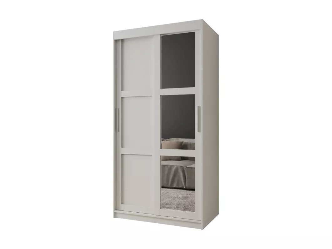Kauf Unique SCHWEBETÜRENSCHRANK MIROR 3 200/100/62 2-türig (Weiß)
