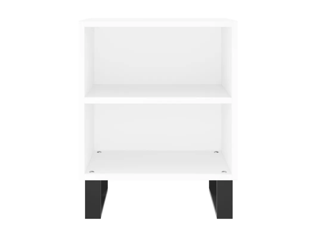 Kauf Unique Nachttisch Weiß 40x30x50 cm Holzwerkstoff Bis zu 65% Rabatt