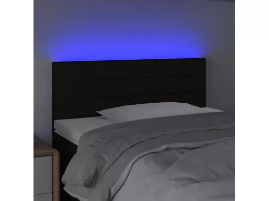 Kauf Unique LED Kopfteil Schwarz 90x5x78/88 cm Stoff Discount Store für neue Produkte