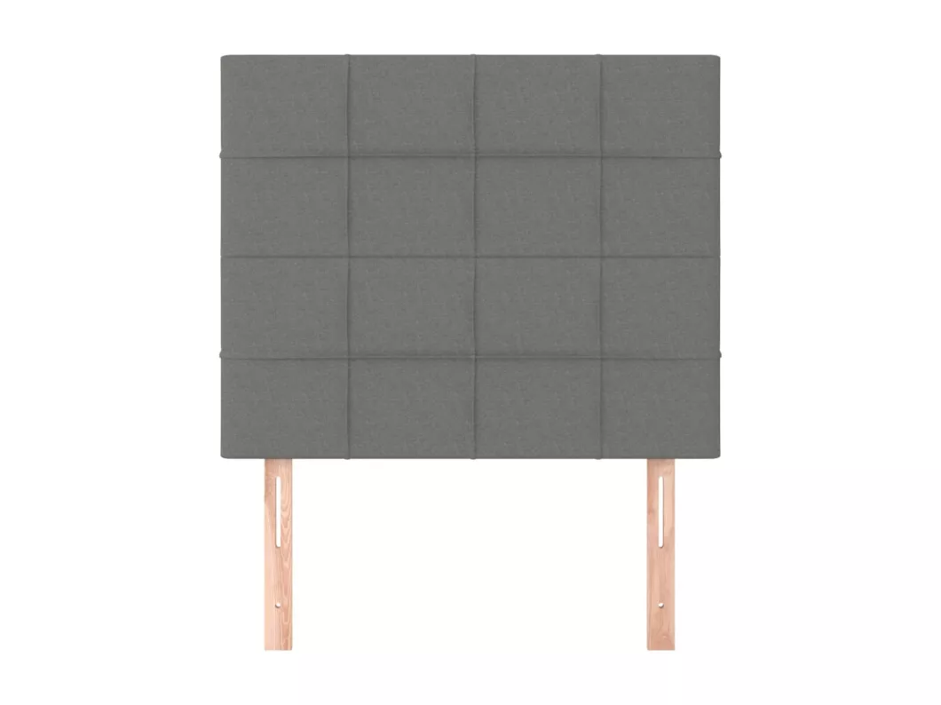 Kauf Unique Kopfteile 2 Stk. Dunkelgrau 90x5x78/88 cm Stoff Super Rabatt
