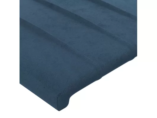 Kauf Unique Kopfteil Dunkelblau 80x5x78/88 cm Samt Riesige Rabatte