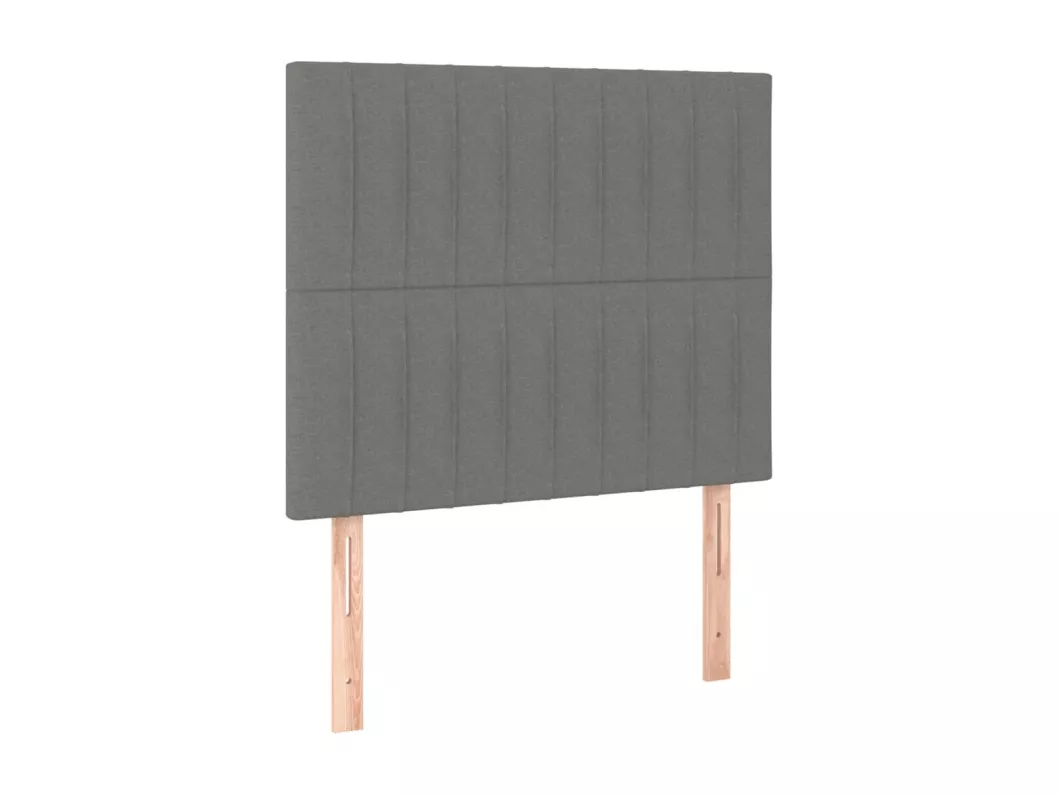 Kauf Unique LED Kopfteil Dunkelgrau 90x5x118/128 cm Stoff Begrenzt auf 3 Tage