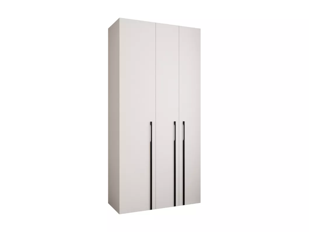 Kauf Unique Drehtürenschrank Como 3 245,5/120/40 3-türig (Weiß/Schwarz)